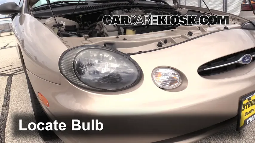 1999 Ford Taurus LX 3.0L V6 Éclairage Feux de route (remplacer l'ampoule)